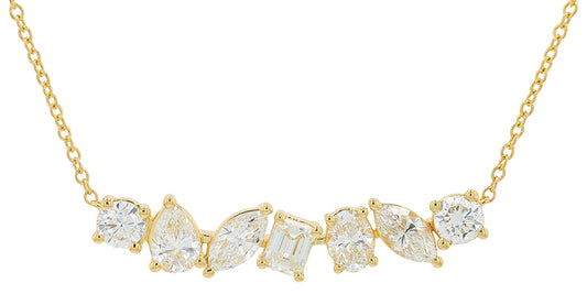 14K YG 2 CT Lab Grown Diamond Necklace<p><strong>Lab Grown Diamond</p></strong>