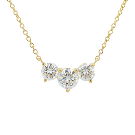 14K YG 1.50 CT Lab Grown Diamond Necklace<p><strong>Lab Grown Diamond</p></strong><p><strong>IGI Available</p></strong>
