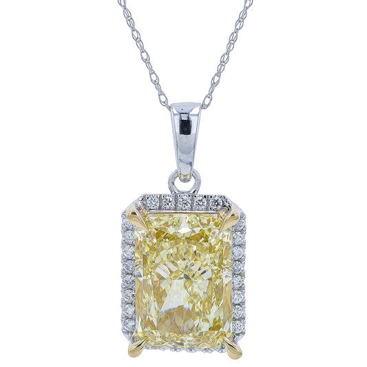 14K WG 6 CTW Diamond Pendant<p><strong>Lab Grown Diamond</p></strong>