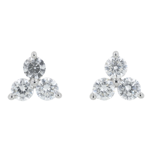 18K 1 CT Lab Grown Diamond Studs<p><strong>More Colors Available</p></strong><p><strong>Lab Grown Diamond</p></strong>