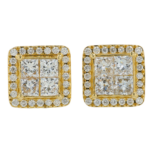 14K YG 2 CTW Lab Grown Diamond Studs<p><strong>Lab Grown Diamond</p></strong>