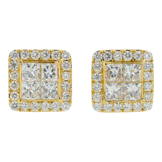 14K YG 1.50 CTW Lab Grown Diamond Studs<p><strong>Lab Grown Diamond</p></strong>