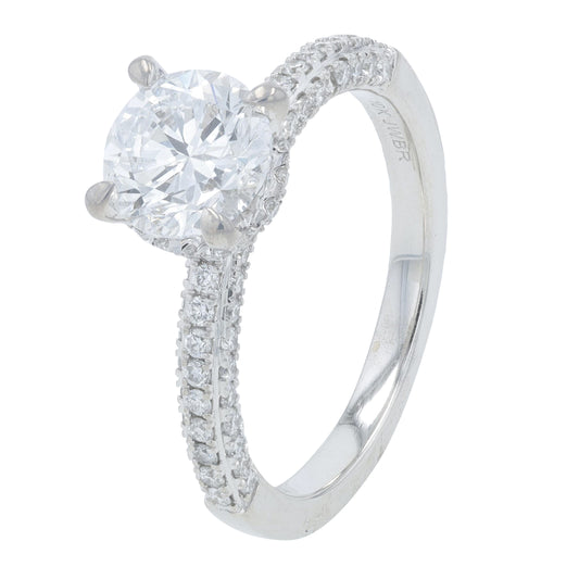 10K WG 2 CTW Lab Grown Diamond Ring<p><strong>Lab Grown Diamond</p></strong>