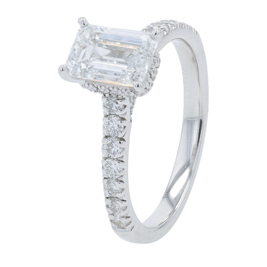 14K WG 2 CTW Lab Grown Diamond Engagement Ring<p><strong>Lab Grown Diamond</p></strong>