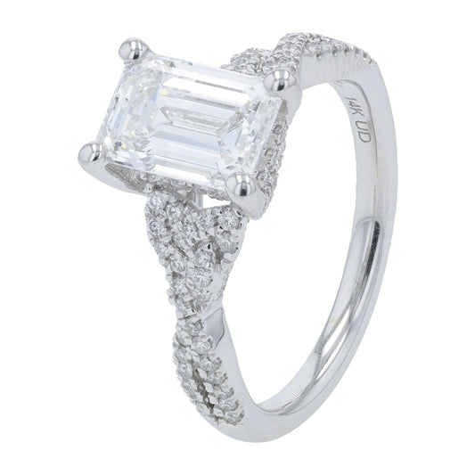 14K WG 2.50 CTW Lab Grown Diamond Engagement Ring<p><strong>Lab Grown Diamond</p></strong><p><strong>IGI Available</p></strong>