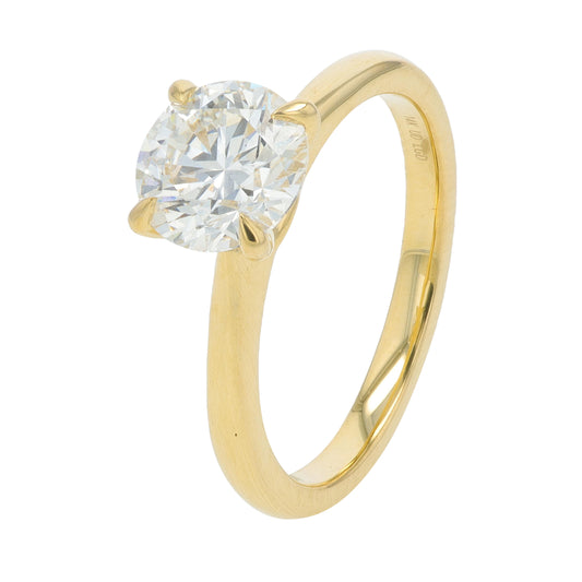 14K YG 1.50 CTW Lab Grown Diamond Engagement Ring<p><strong>Lab Grown Diamond</p></strong>