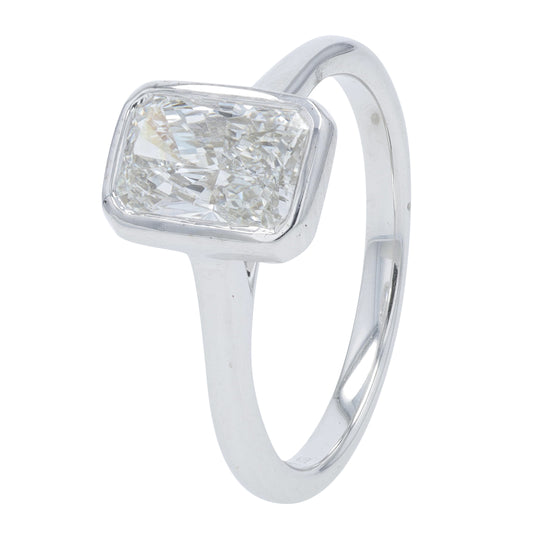 14K WG 2 CTW Lab Grown Diamond Engagement Ring<p><strong>Lab Grown Diamond</p></strong>