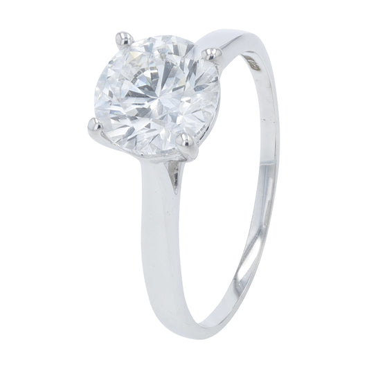 10K WG 1 CTW Lab Grown Diamond Ring<p><strong>Lab Grown Diamond</p></strong>