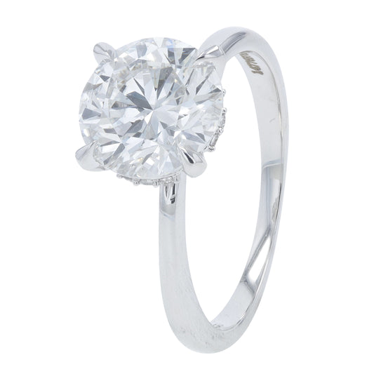 18K WG 2.56 CTW Lab Grown Diamond Engagement Ring<p><strong>Lab Grown Diamond</p></strong>