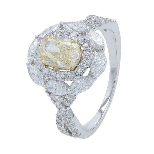 14K WG 2.50 CTW Lab Grown Diamond Engagement Ring<p><strong>Lab Grown Diamond</p></strong>