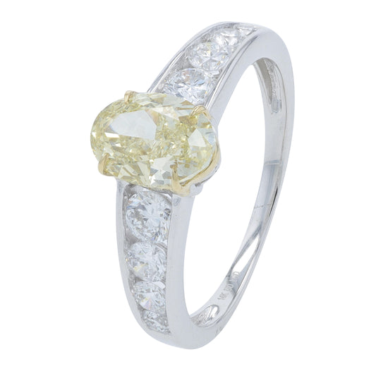 14K WG 2 CTW Lab Grown Diamond Engagement Ring<p><strong>Lab Grown Diamond</p></strong>