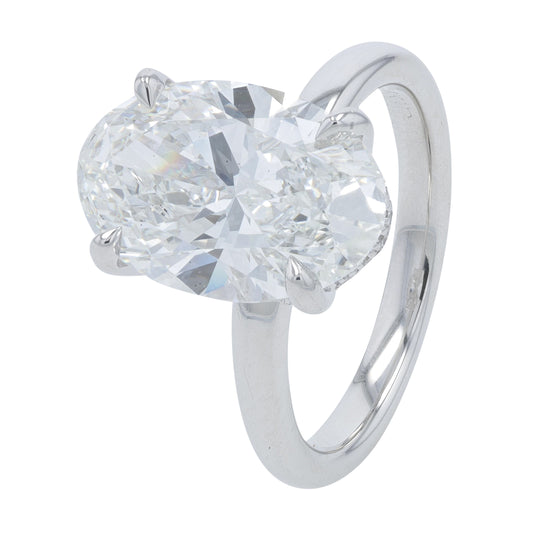 14K WG 5.10 CTW Lab Grown Diamond Engagement Ring<p><strong>Lab Grown Diamond</p></strong><p><strong>IGI Available</p></strong>