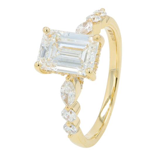 14K YG 2.50 CTW Lab Grown Diamond Engagement Ring<p><strong>Lab Grown Diamond</p></strong><p><strong>IGI Available</p></strong>