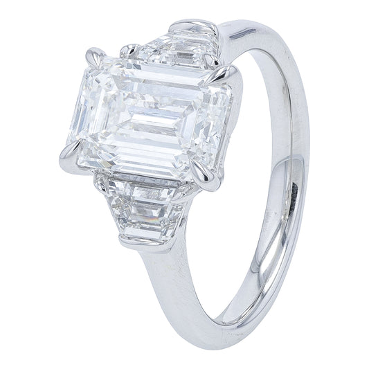 14K WG 3.50 CTW Lab Grown Diamond Engagement Ring<p><strong>Lab Grown Diamond</p></strong><p><strong>IGI Available</p></strong>