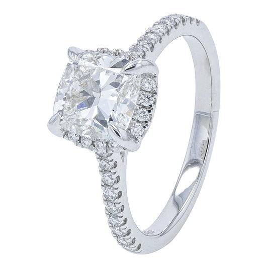 14K WG 2 CTW Lab Grown Diamond Engagement Ring<p><strong>Lab Grown Diamond</p></strong><p><strong>IGI Available</p></strong>