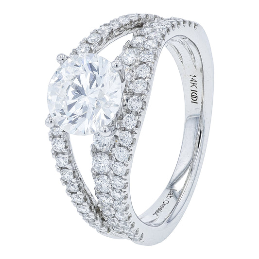 14K WG 2.25 CTW Lab Grown Diamond Engagement Ring<p><strong>Lab Grown Diamond</p></strong>