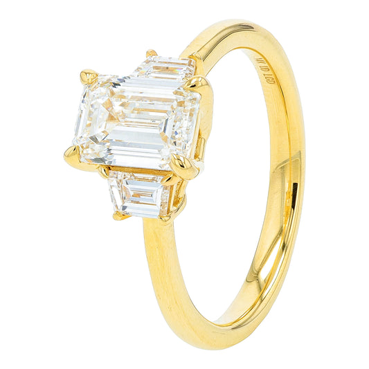 14K YG 1.82 CTW Lab Grown Diamond Engagement Ring<p><strong>Lab Grown Diamond</p></strong>