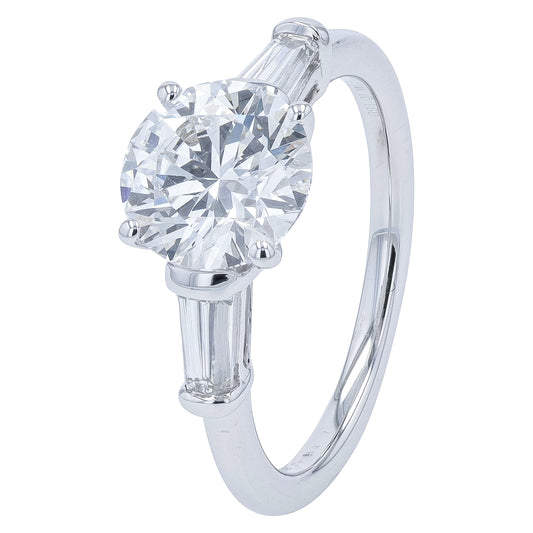 14K WG 2.50 CTW Lab Grown Diamond Engagement Ring<p><strong>Lab Grown Diamond</p></strong>