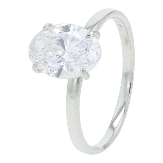 PT1000 2.14 CTW Lab Grown Diamond Engagement Ring<p><strong>Lab Grown Diamond</p></strong>