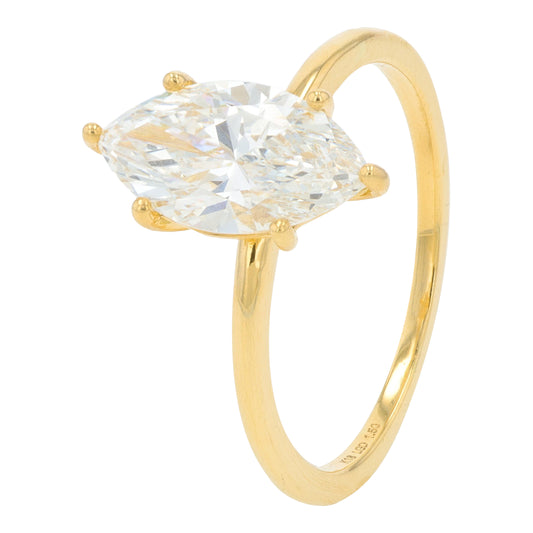 18K 1.50 CTW Lab Grown Diamond Engagement Marquise Ring<p><strong>Lab Grown Diamond</p></strong><p><strong>More Colors Available</p></strong>