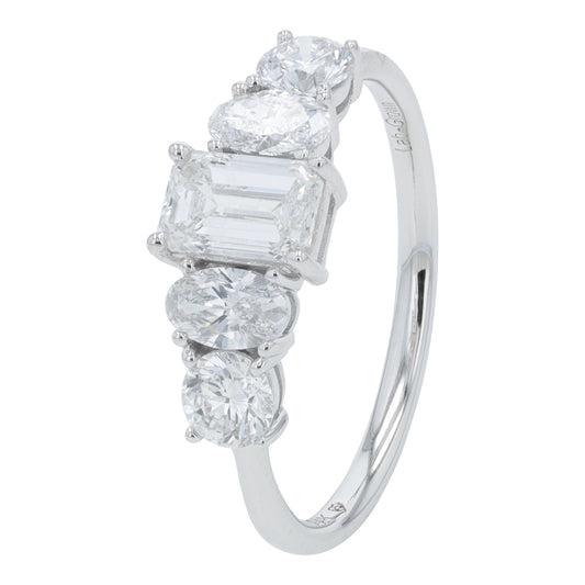 14K WG 1.50 CTW Lab Grown Diamond Engagement Ring<p><strong>Lab Grown Diamond</p></strong>