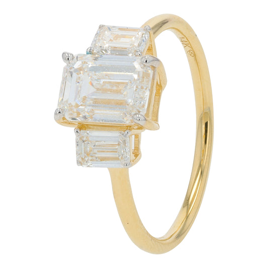 14K 2.50 CTW Lab Grown Diamond Engagement Ring<p><strong>Lab Grown Diamond</p></strong><p><strong>More Colors Available</p></strong>