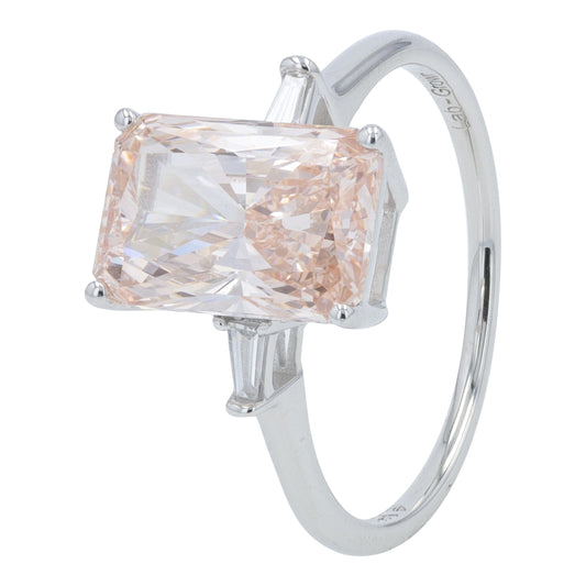 14K WG 3.50 CTW Lab Grown Diamond Engagement Ring<p><strong>Lab Grown Diamond</p></strong>