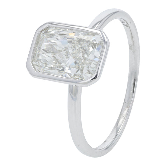 14K WG 2 CTW Lab Grown Diamond Engagement Ring<p><strong>Lab Grown Diamond</p></strong>