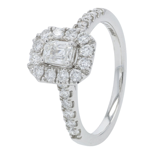 10K WG 1 CTW Lab Grown Diamond Ring<p><strong>Lab Grown Diamond</p></strong>