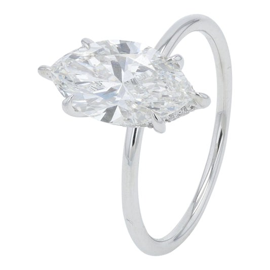 14K WG 2.10 CTW Lab Grown Diamond Engagement Ring<p><strong>Lab Grown Diamond</p></strong><p><strong>IGI Available</p></strong>