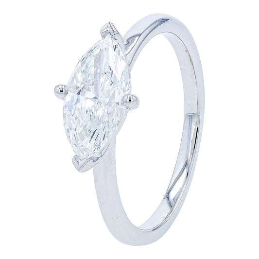14K WG 1.50 CT Lab Grown Diamond Engagement Ring<p><strong>Lab Grown Diamond</p></strong><p><strong>IGI Available</p></strong>
