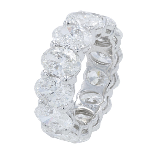 18K WG 10.50 CTW Lab Grown Diamond Eternity Band<p><strong>Lab Grown Diamond</p></strong>