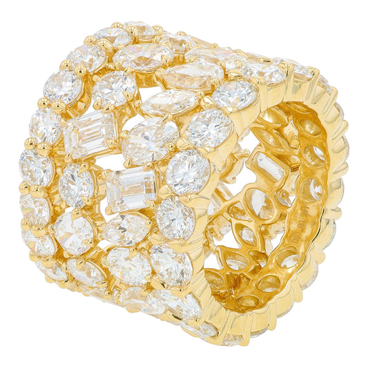 14K YG 15.75 CTW Lab Grown Diamond Eternity Band<p><strong>Lab Grown Diamond</p></strong>