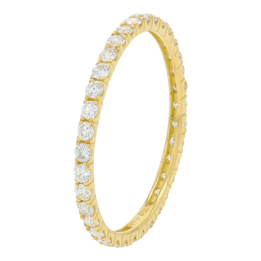 18K YG .50 CTW Lab Grown Diamond Eternity Band<p><strong>Lab Grown Diamond</p></strong>