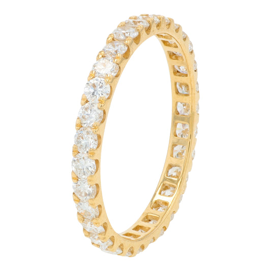 18K YG 1 CTW Lab Grown Diamond Eternity Band<p><strong>Lab Grown Diamond</p></strong><p><strong>More Sizes Available</p></strong>