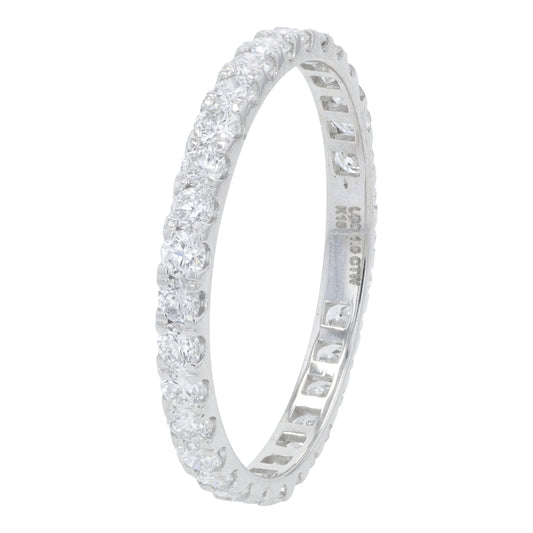 18K WG 1 CTW Lab Grown Diamond Eternity Band<p><strong>Lab Grown Diamond</p></strong>
