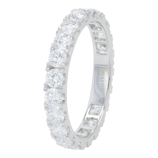 18K WG 2 CTW Lab Grown Diamond Eternity Band<p><strong>Lab Grown Diamond</p></strong><p><strong>More Sizes Available</p></strong>