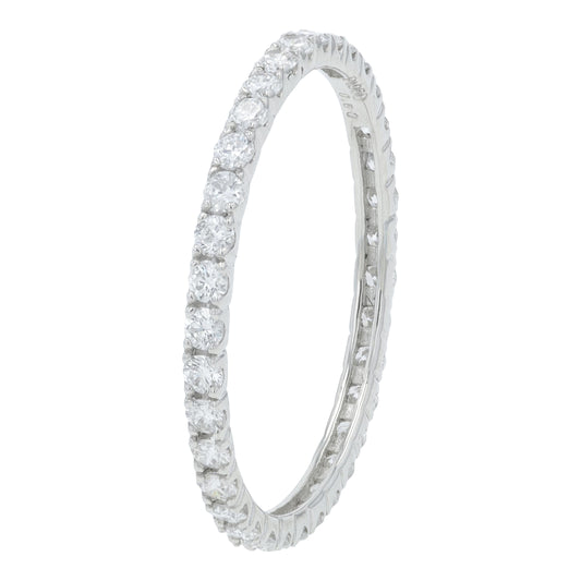 PT950 .50 CTW Lab Grown Diamond Eternity Band<p><strong>Lab Grown Diamond</p></strong>