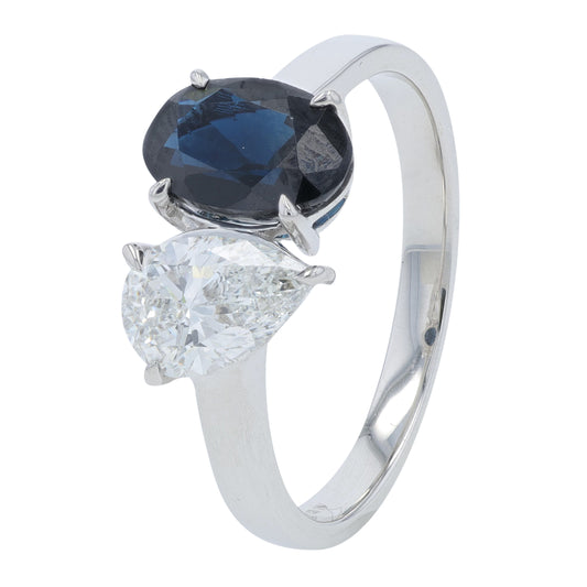 14K Lab Grown Diamond & Ruby Ring <p><strong>Lab Grown</p></strong><p><strong>More Colors Available</p></strong>