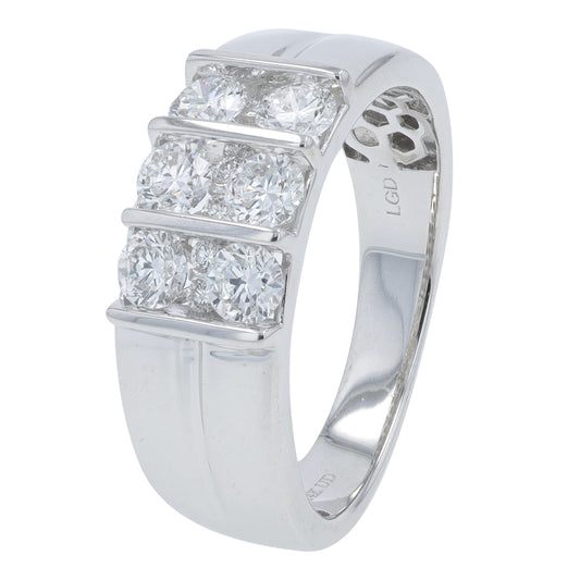 14K WG 1.25 CTW Lab Grown Diamond Gents Wedding Band<p><strong>Lab Grown Diamond</p></strong>