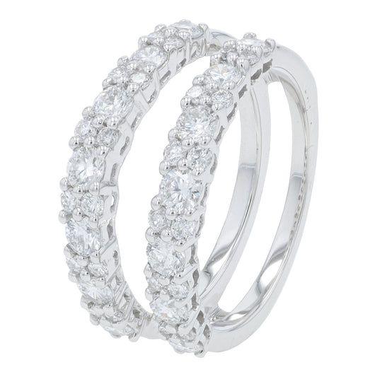 14K WG 1.38 CTW Lab Grown Diamond Ring Guard<p><strong>Lab Grown Diamond</p></strong>