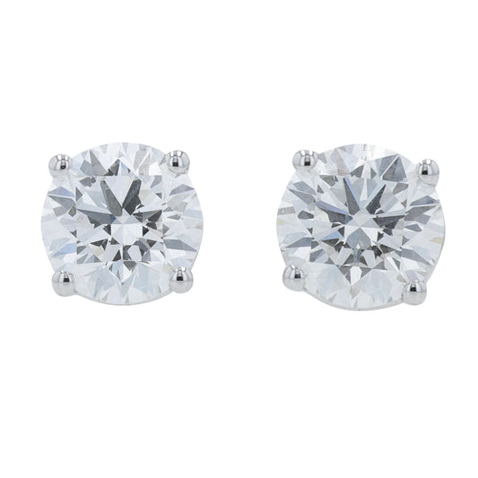 14K WG 4 CT Lab Grown Diamond Studs<p><strong>Lab Grown Diamond</p></strong><p><strong>IGI Available</p></strong>