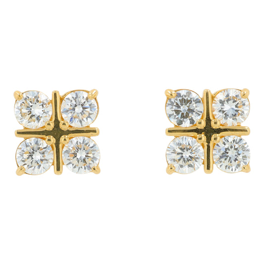 18K 1 CT Lab Grown Diamond Studs<p><strong>Lab Grown Diamond</p></strong><p><strong>More Colors Available</p></strong>