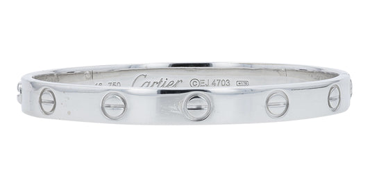 18K WG Cartier Love Bangle