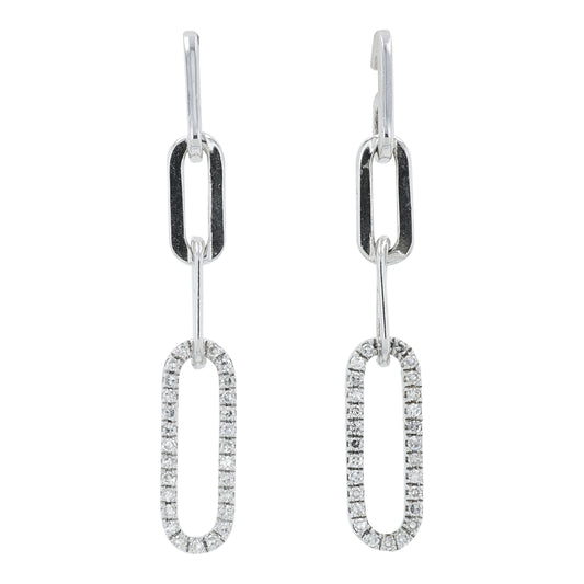 SS .21 CTW Diamond Earrings