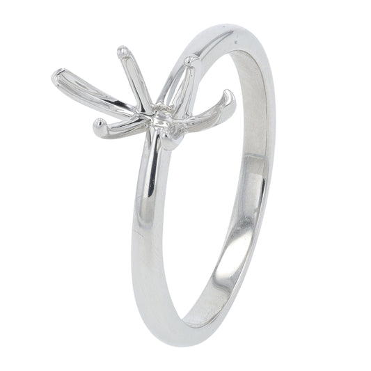 14K WG Marquise Semi-Mount