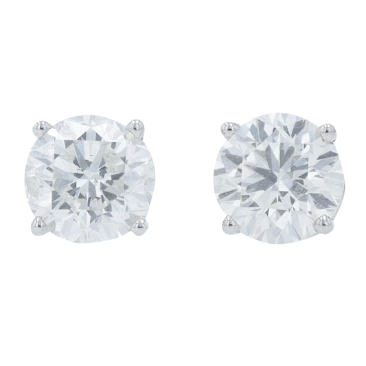 14K WG 1.91 CTW Diamond Studs